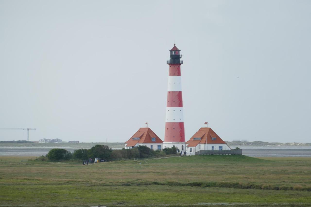Ferien Wohnung -Leuchtturm Oldenswort Extérieur photo