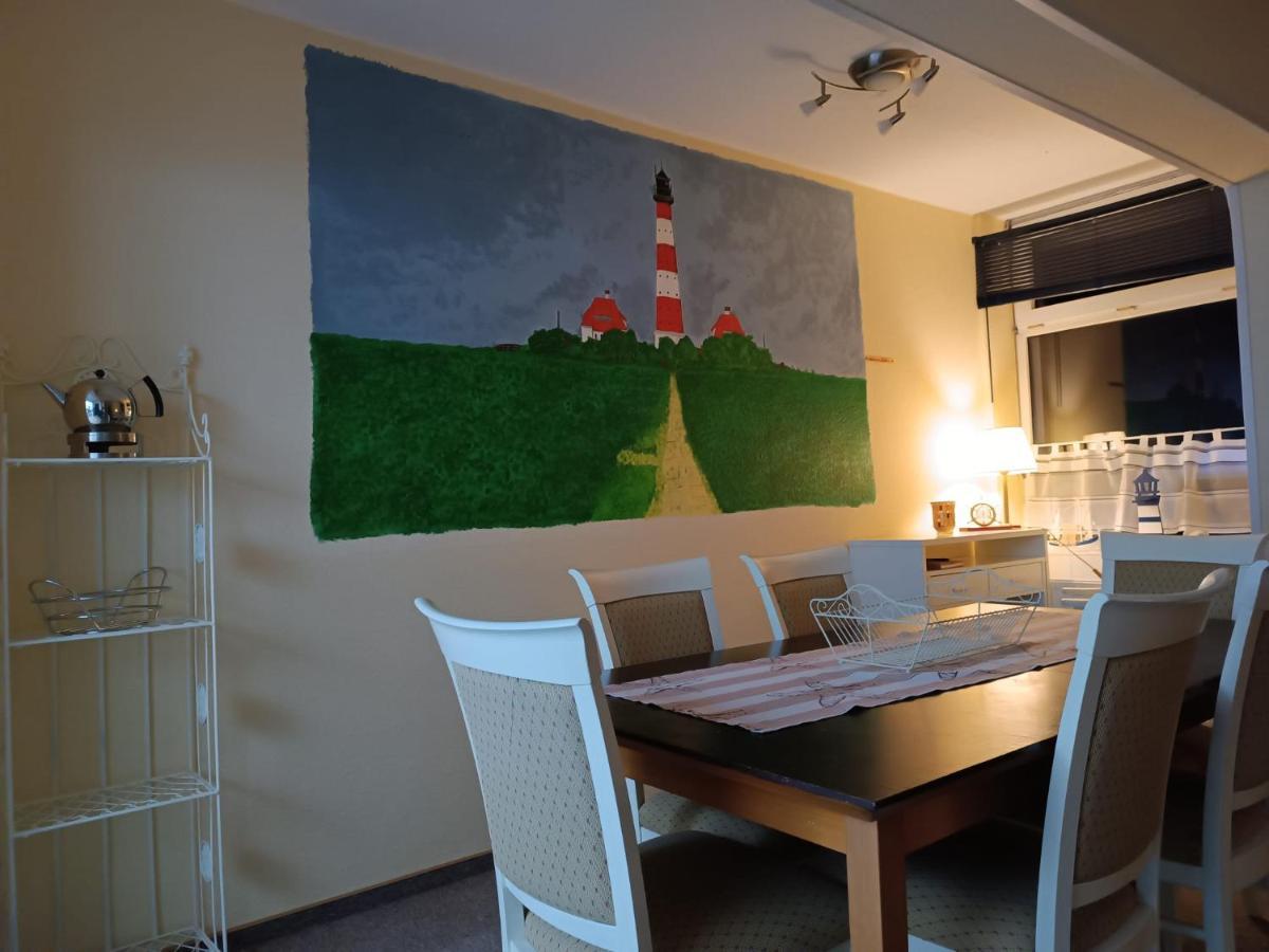 Ferien Wohnung -Leuchtturm Oldenswort Extérieur photo
